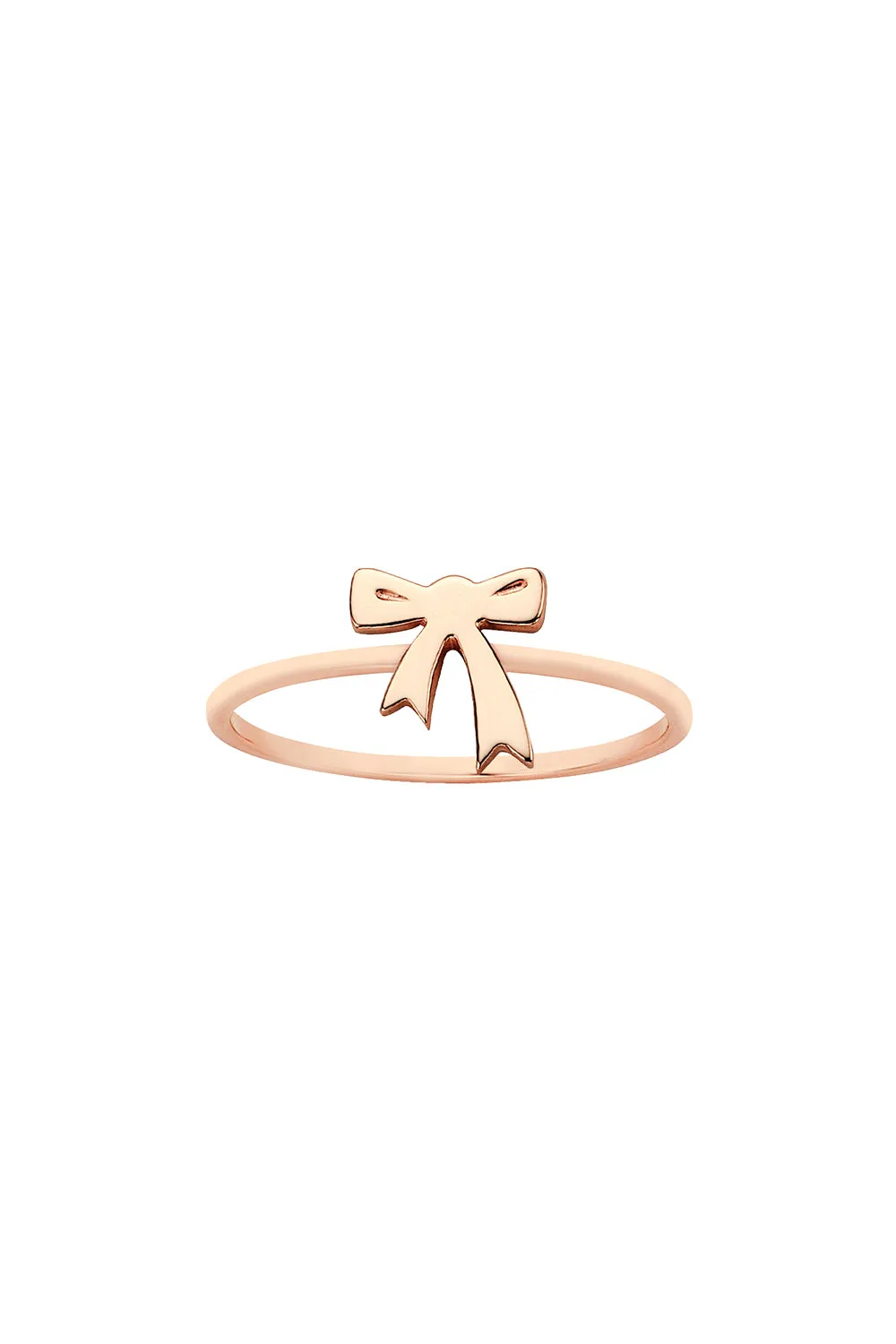 Karen Walker Schmuck Karen Walker Mini-Schleifenring - 9 Karat Roségold