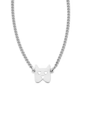 Karen Walker Schmuck Karen Walker Mini Hund Halskette - Silber, 45cm