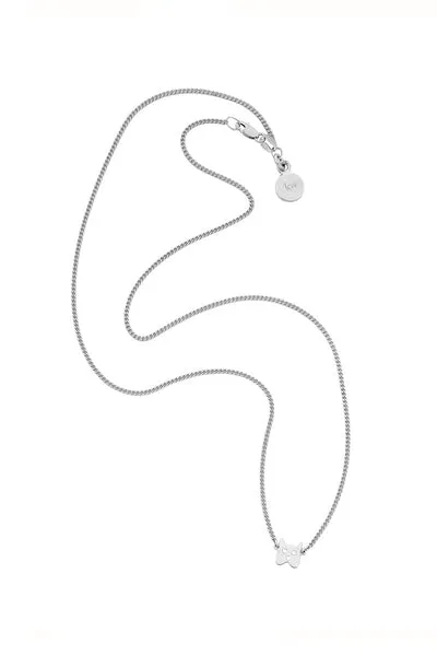 Karen Walker Schmuck Karen Walker Mini Hund Halskette - Silber, 45cm