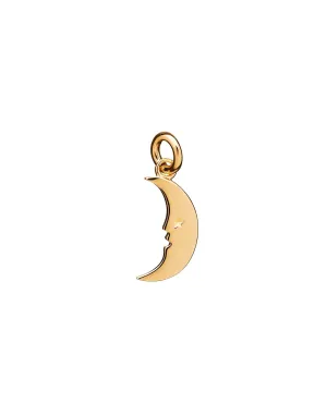Karen Walker Schmuck Karen Walker - Mini Mond Anhänger 9 Karat Gelbgold