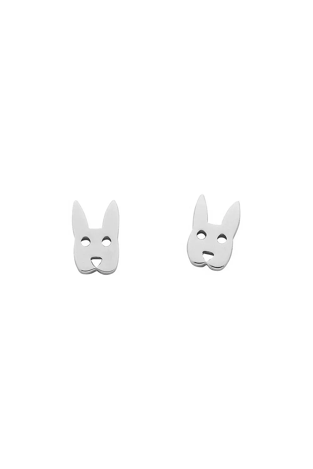Karen Walker Schmuck Karen Walker - Mini Hasen Ohrstecker Silber