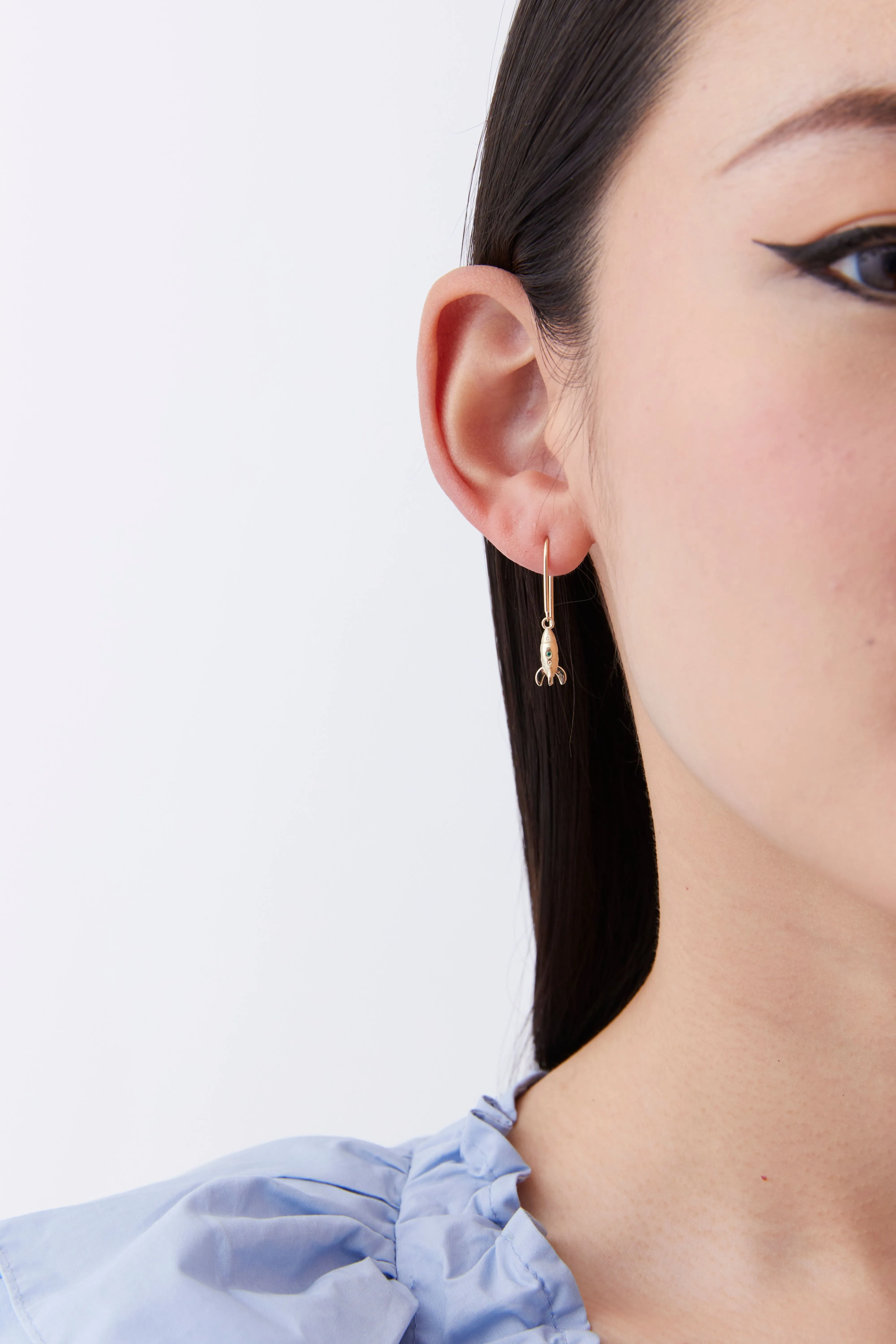 Karen Walker Schmuck Karen Walker - Mini-Raketen-Ohrringe Silber