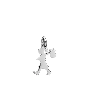 Karen Walker Schmuck Karen Walker - Mini Runaway Girl Anhänger Silber
