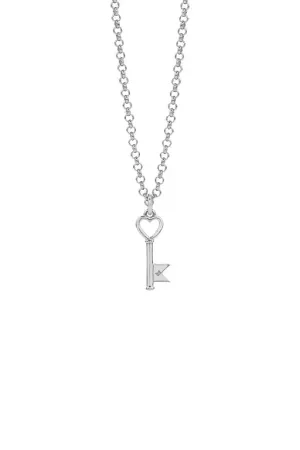 Karen Walker Schmuck Karen Walker - Monogramm Schlüsselanhänger Halskette 50cm