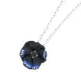 Karen Walker Schmuck Karen Walker -  Stiefmütterchen Emaille Blume Saphir
