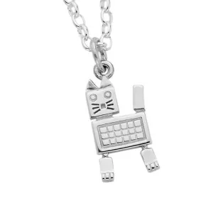 Karen Walker Schmuck Karen Walker Robot Cat Anhänger - Silber