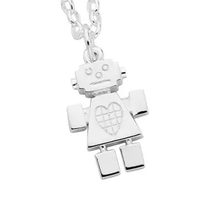 Karen Walker Schmuck Karen Walker Robot Girl Anhänger - Silber
