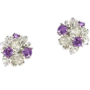 Karen Walker Schmuck Karen Walker Rock Garden Ohrringe - Silber, Amethyst