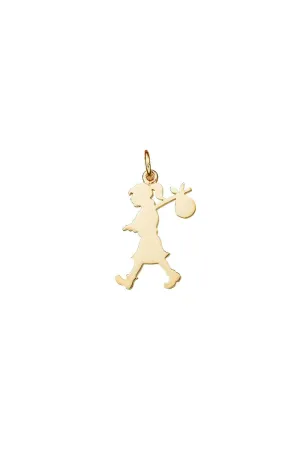 Karen Walker Schmuck Karen Walker - Großes Runaway Girl Anhänger Gold