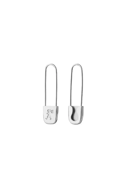 Karen Walker Schmuck Karen Walker - Sicherheitsnadel-Ohrringe Aus Sterling Silber