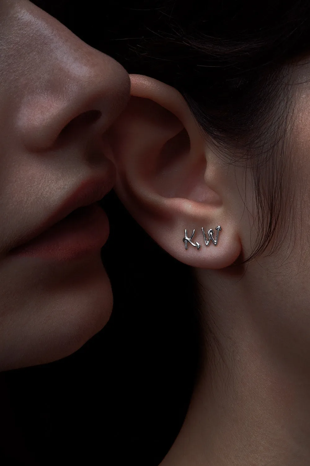 Karen Walker Schmuck Karen Walker Einzelner Initialen-Stecker - Q