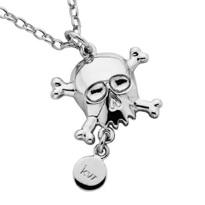 Karen Walker Schmuck Karen Walker Totenkopf & Anhänger Charm - Silber