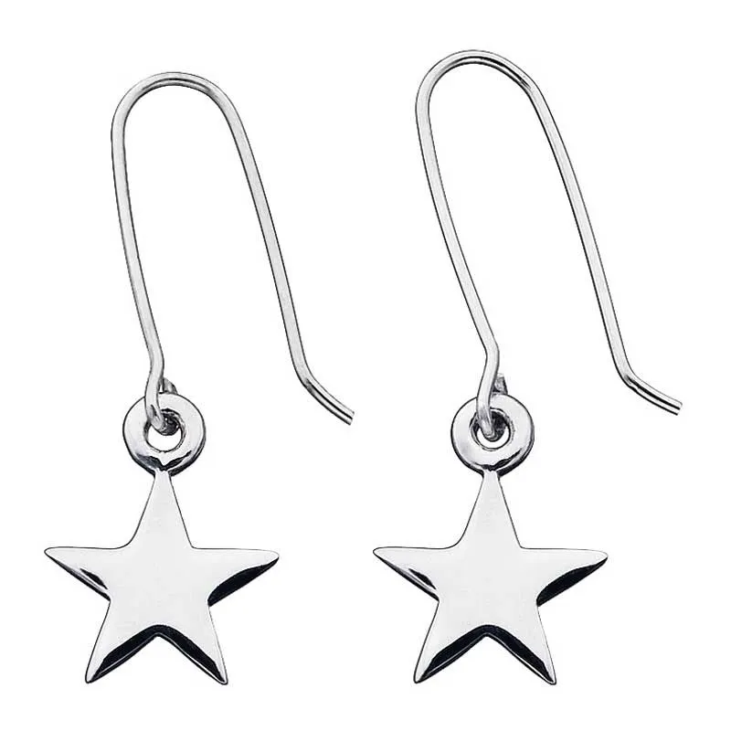 Karen Walker Schmuck Karen Walker Stern Tropfen Ohrringe - Silber