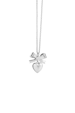 Karen Walker Schmuck Karen Walker - SUPERLOVE SCHLEIFENHALSKETTE SILBER