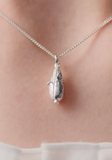 Karen Walker Schmuck Karen Walker - Süßmais Halskette Silber
