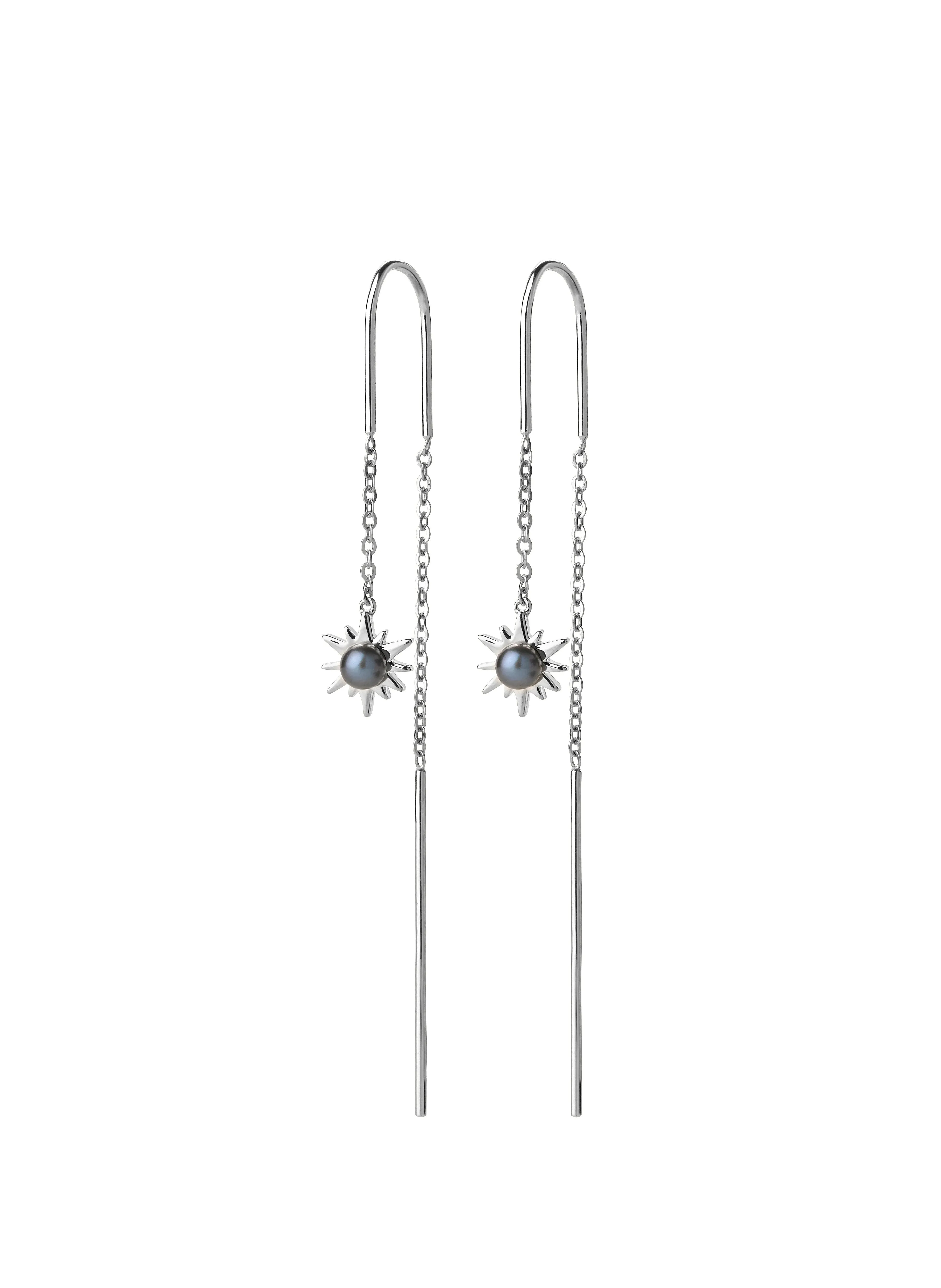 Karen Walker Schmuck Karen Walker Versuchungsfaden Ohrringe - Silber, Perle