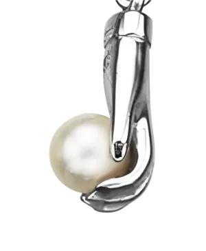 Karen Walker Schmuck Karen Walker Weisheits-Anhänger - Silber, Perle