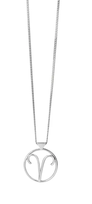 Karen Walker Schmuck Karen Walker Tierkreis-Anhänger - Widder - Silber
