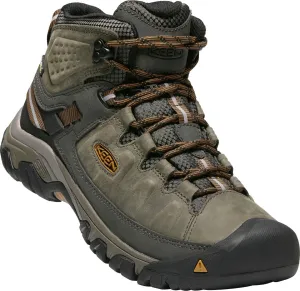 Keen Schuhe Targhee III Mid Wasserdicht Schwarz-Oliv/Goldbraun