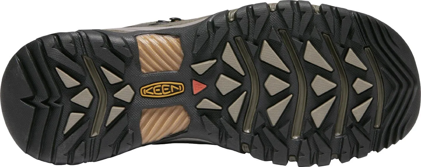 Keen Schuhe Targhee III Mid Wasserdicht Schwarz-Oliv/Goldbraun