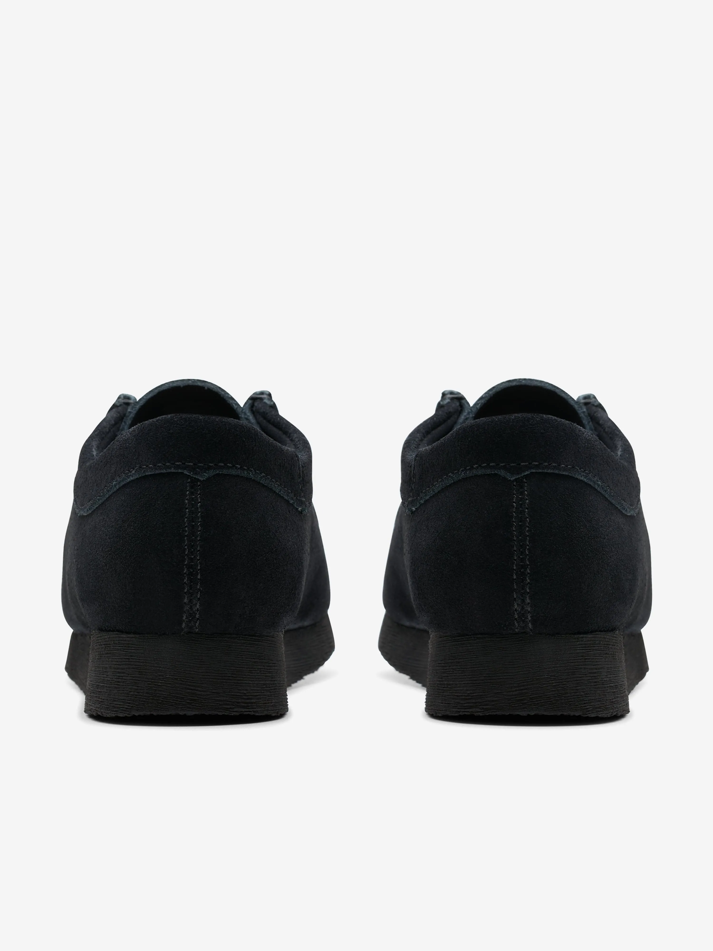 Kinders Suede Wallabee Schuhe in Schwarz