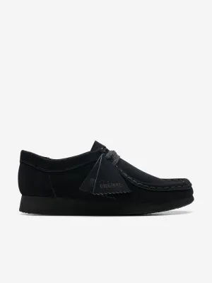 Kinders Suede Wallabee Schuhe in Schwarz