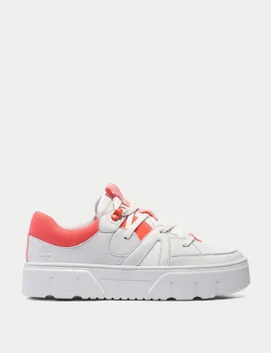 Laurel Court Schnür-Low-Trainer - Weiß