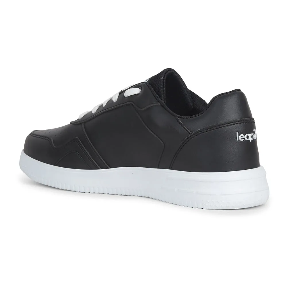 Leap7x Casual Schwarze Sneaker Für Herren SNOOKIS-E Von Liberty