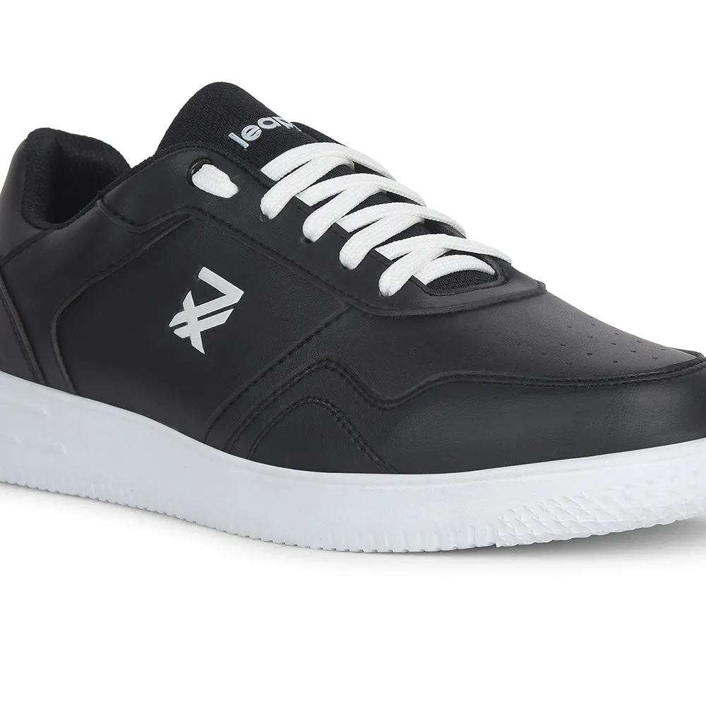 Leap7x Casual Schwarze Sneaker Für Herren SNOOKIS-E Von Liberty