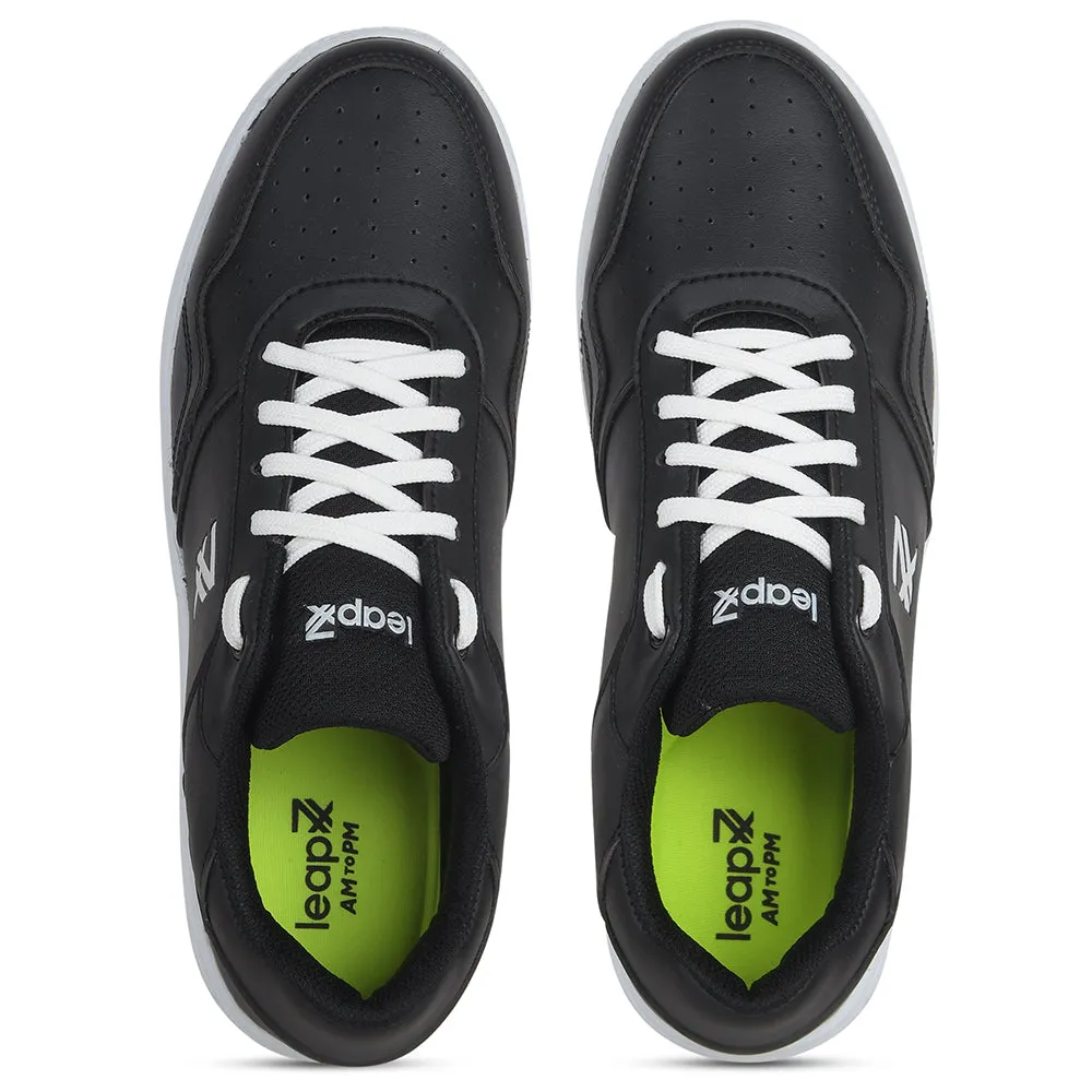 Leap7x Casual Schwarze Sneaker Für Herren SNOOKIS-E Von Liberty