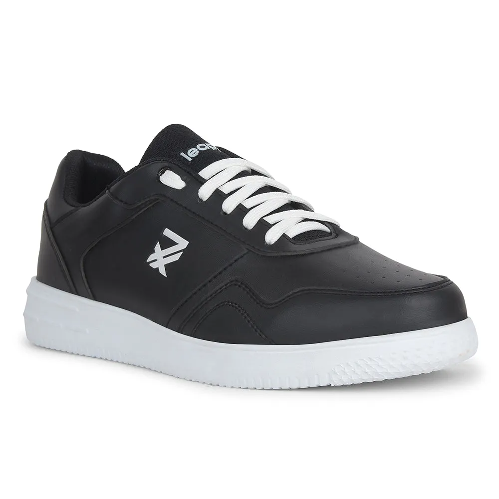 Leap7x Casual Schwarze Sneaker Für Herren SNOOKIS-E Von Liberty