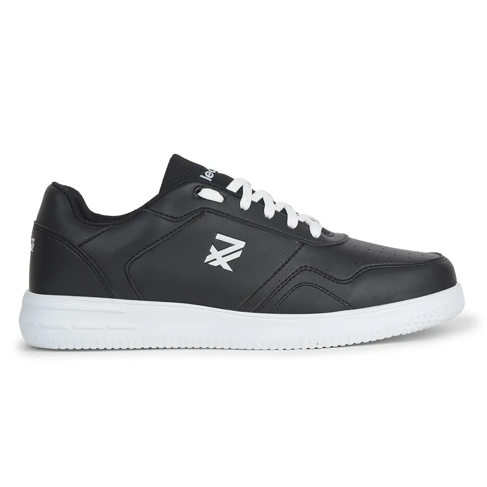 Leap7x Casual Schwarze Sneaker Für Herren SNOOKIS-E Von Liberty