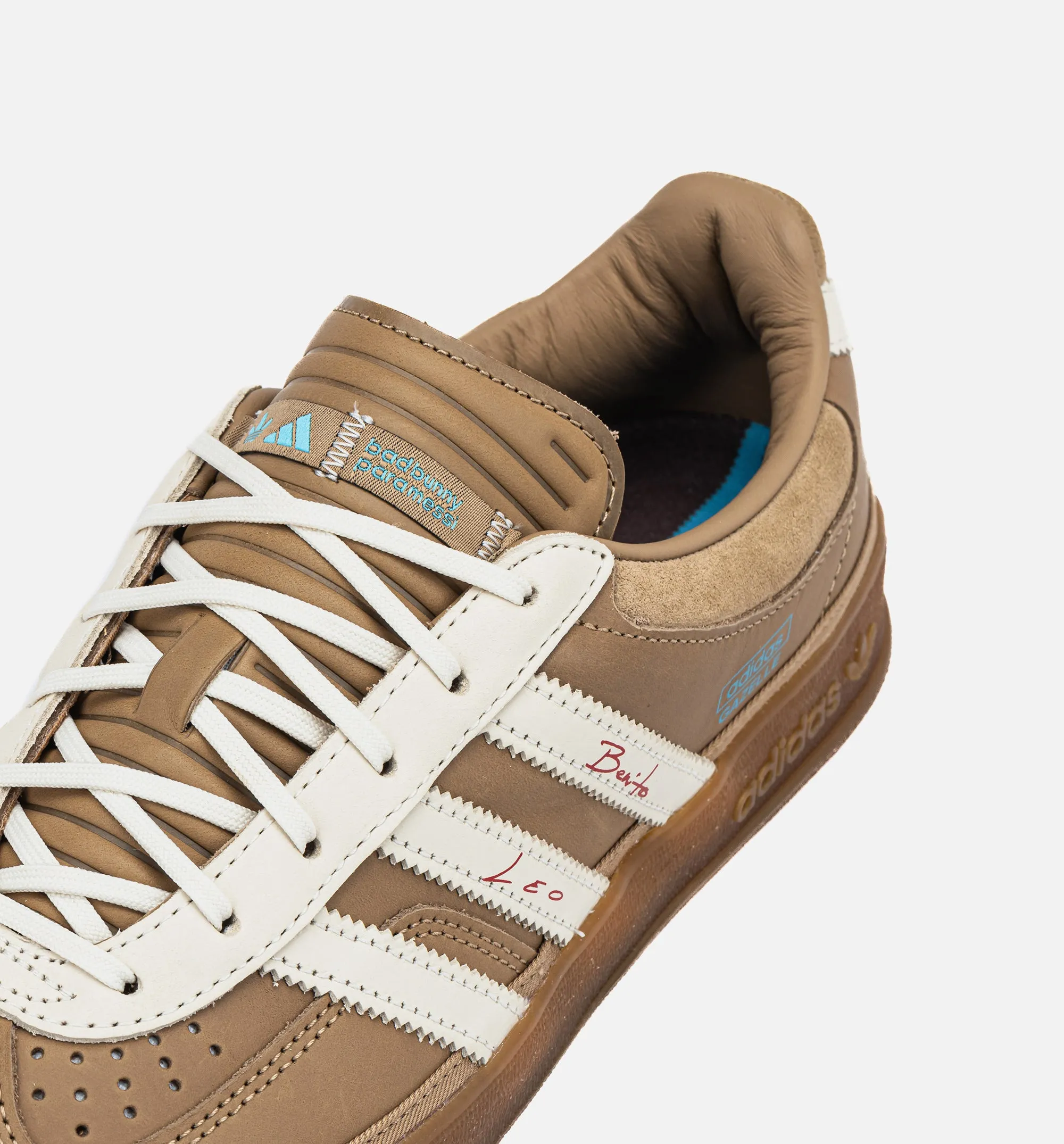 Lionel Messi x Bad Bunny x Gazelle Indoor Papp-Herren-Lifestyle-Schuh - Papp/Creme Weiß/Wild Braun