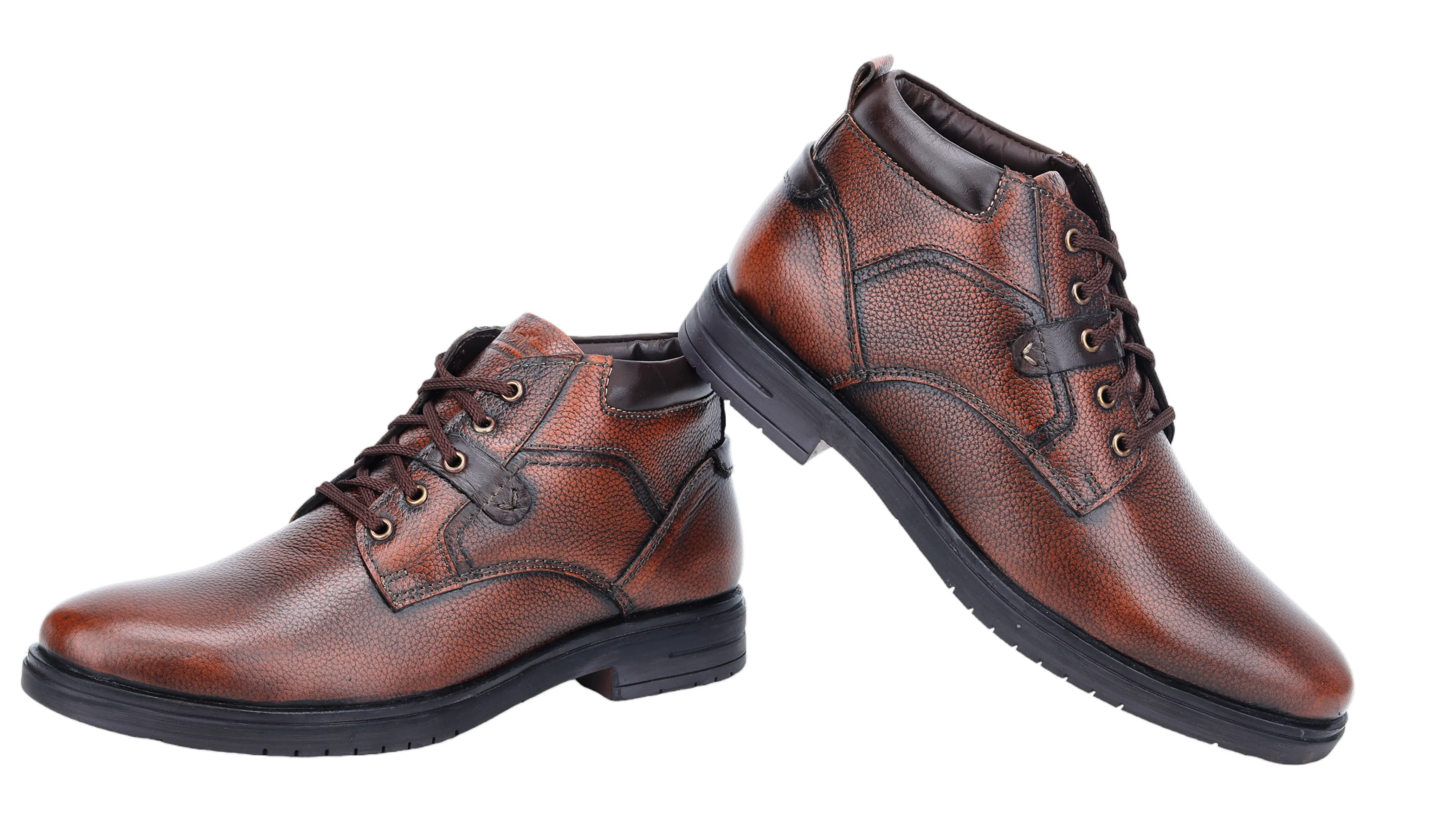 Herren Leder Stiefel Casual Schuh 38012