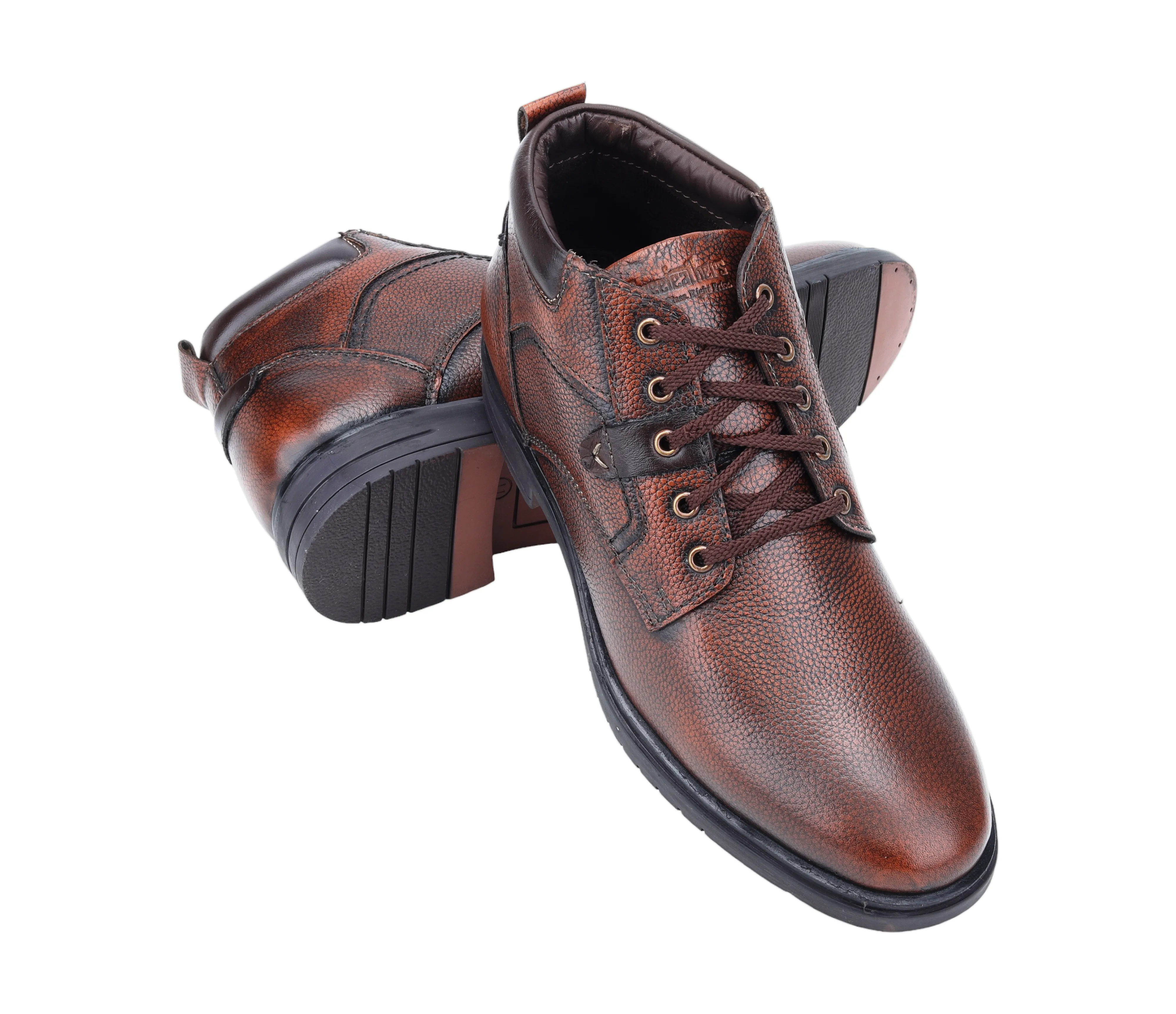 Herren Leder Stiefel Casual Schuh 38012
