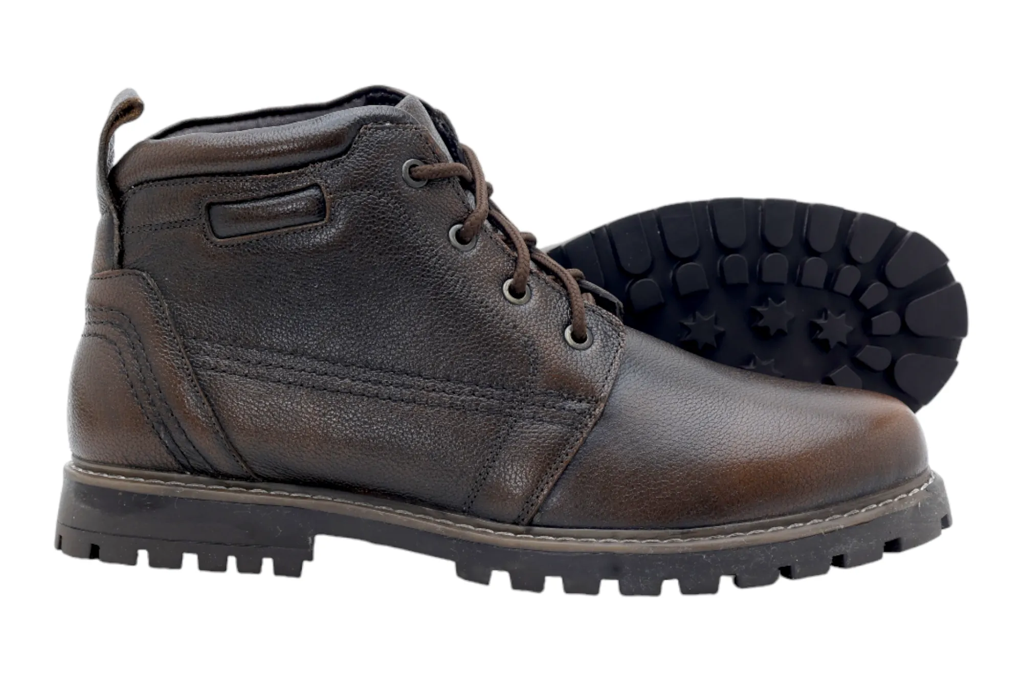 Herren Leder Stiefel Casual Schuh 57531