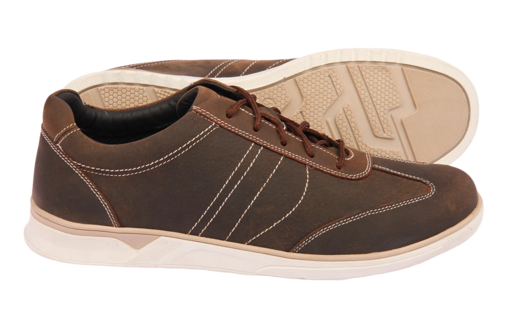 HERREN LEDER FREIZEITSCHUH 95652