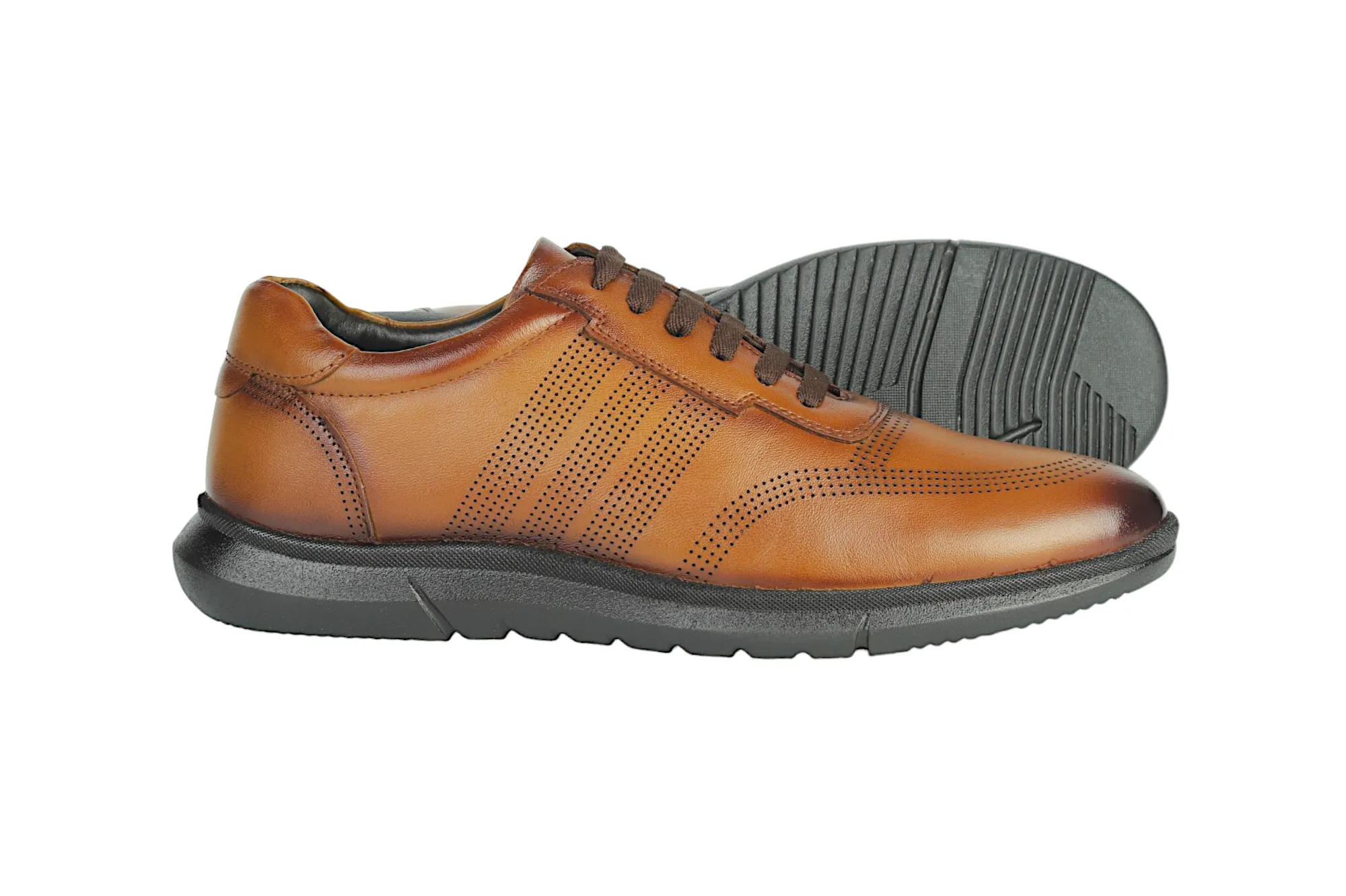 Herren Leder Freizeitschuhe 996832