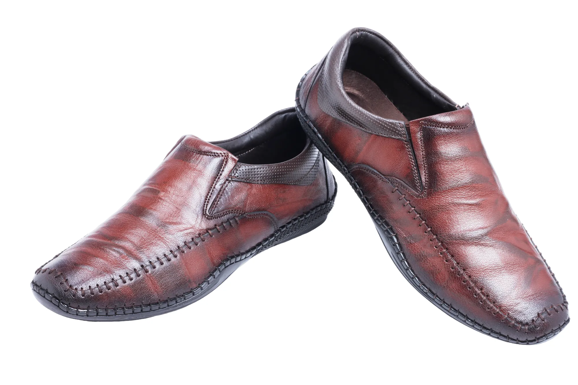 Herren Leder Freizeitschuhe 998042