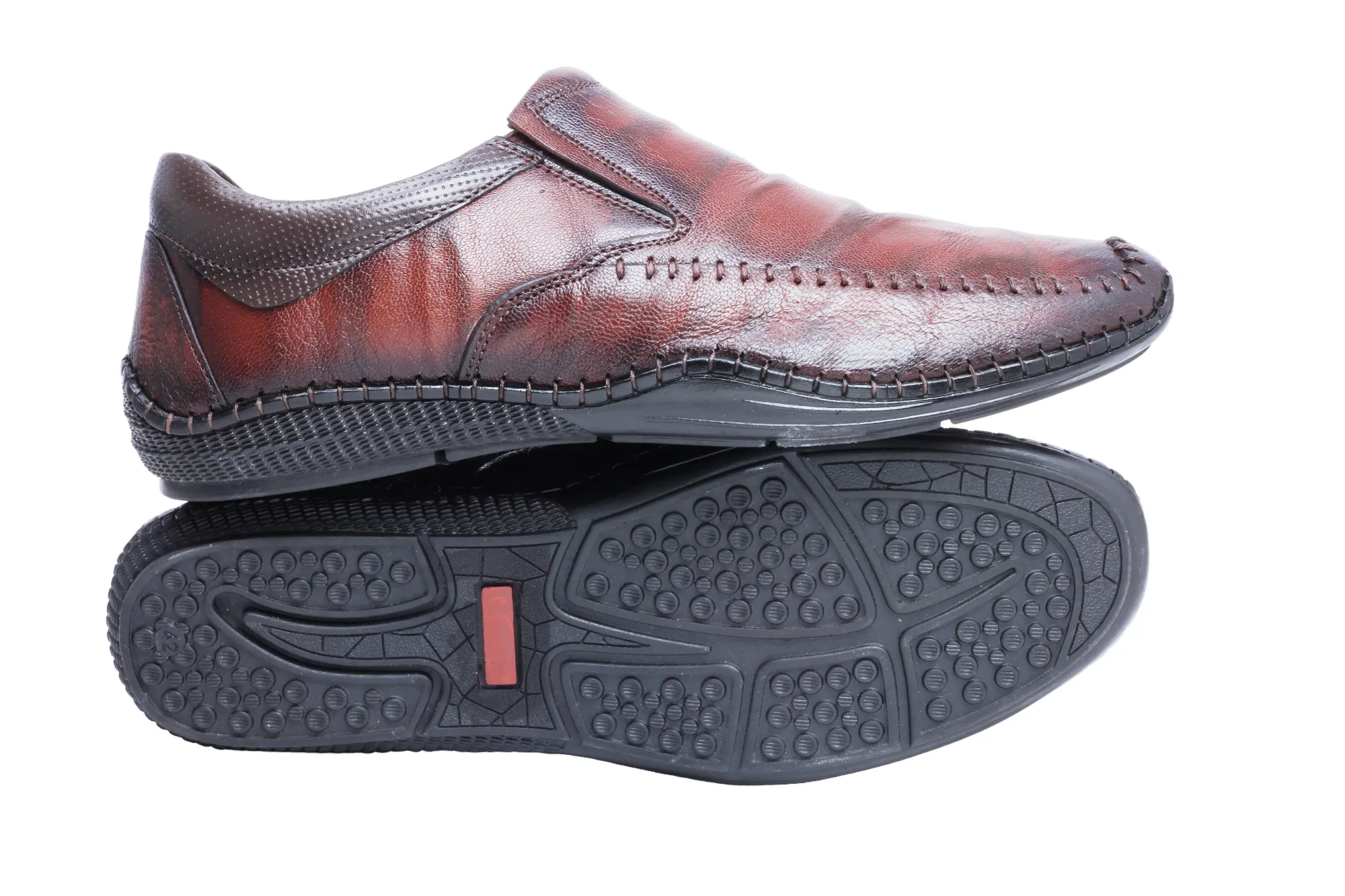 Herren Leder Freizeitschuhe 998042