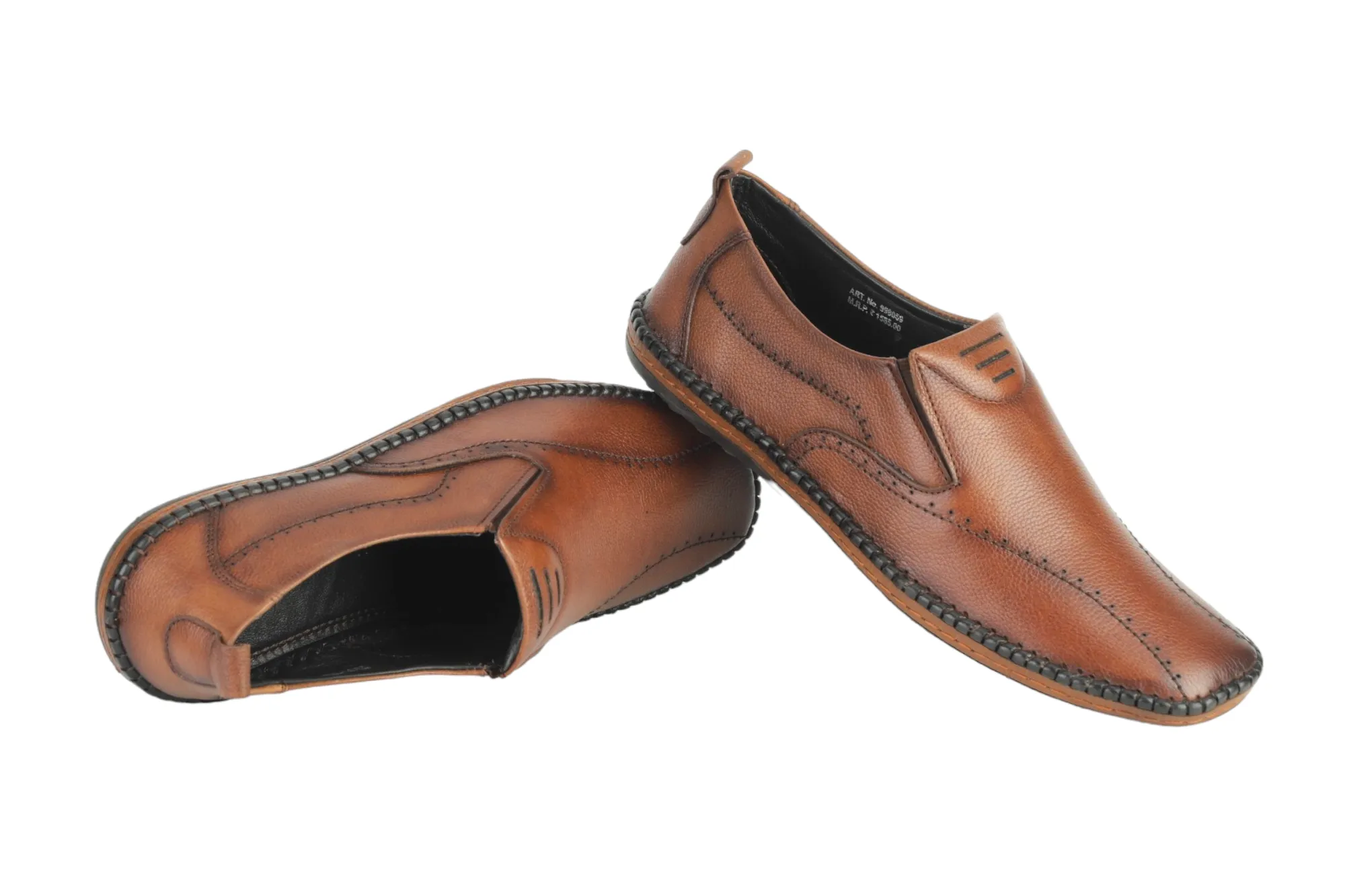 Herren Premium Leder Freizeitschuhe 998059
