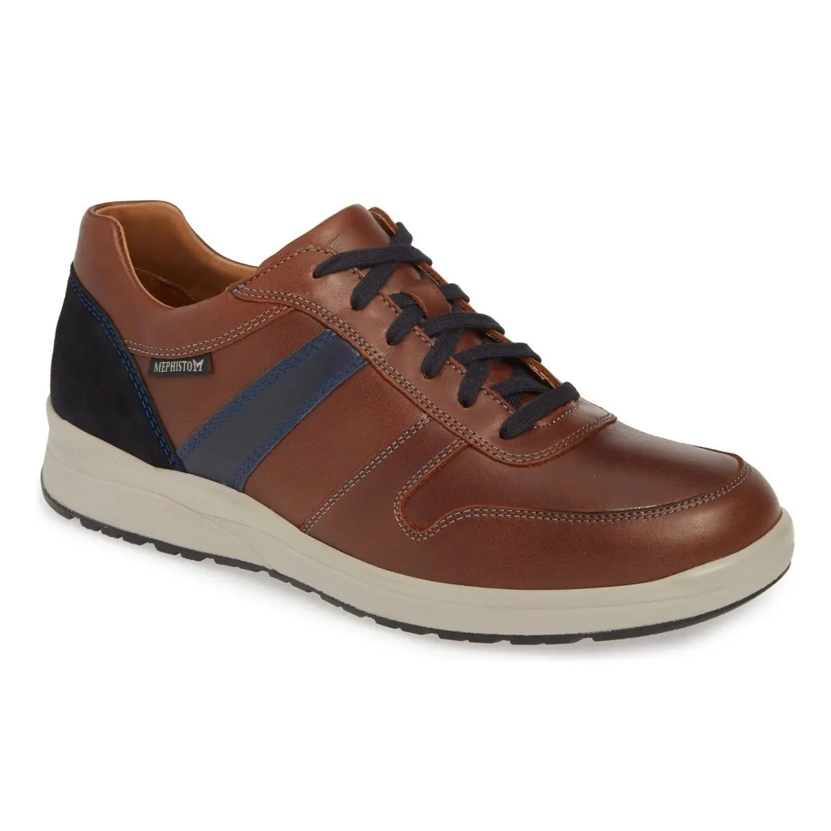 Mephisto Herren Vito Braun/Marine Nubuk