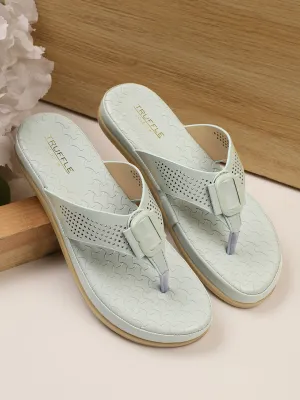 Mint PU Schlupf-Flats (TC-ST-015-MNT)