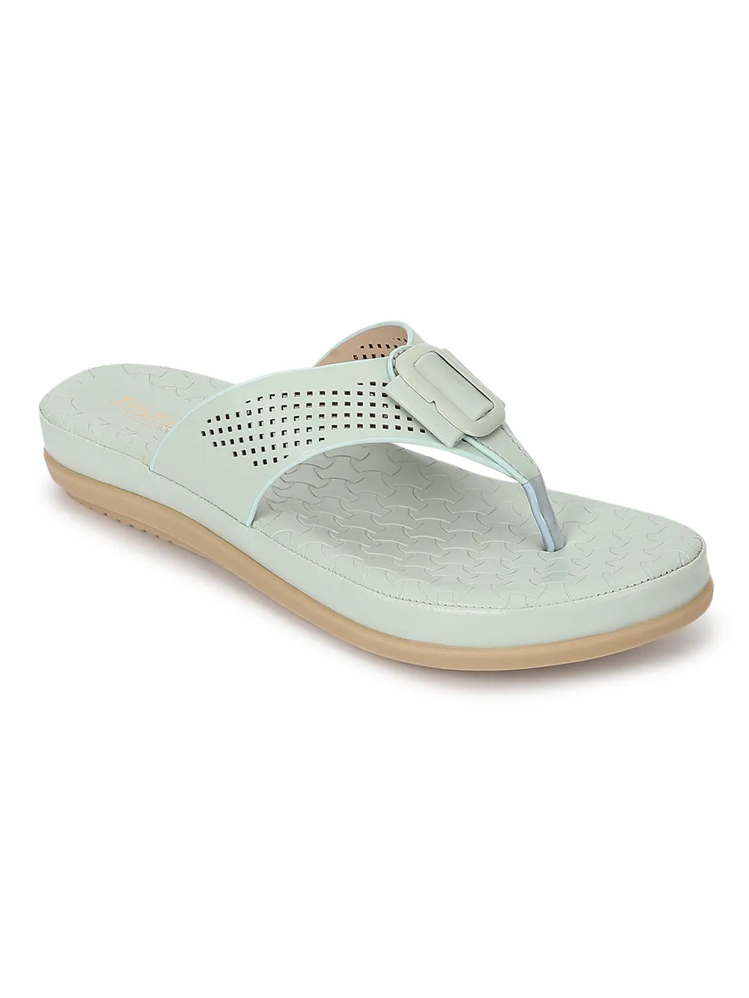 Mint PU Schlupf-Flats (TC-ST-015-MNT)