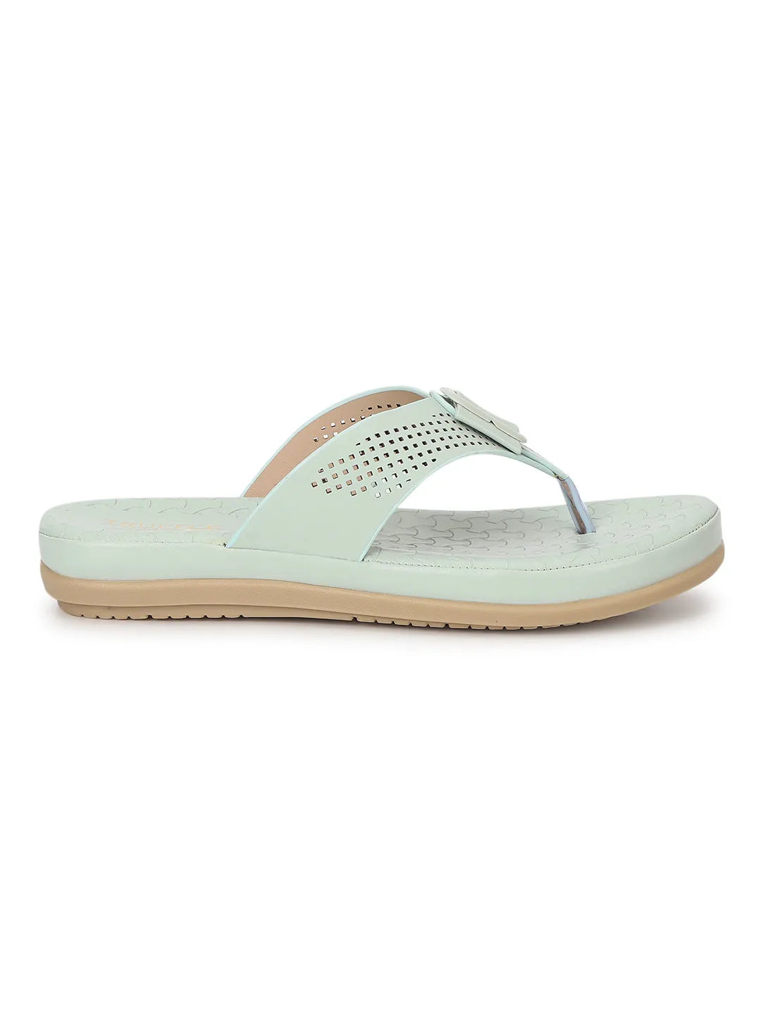 Mint PU Schlupf-Flats (TC-ST-015-MNT)