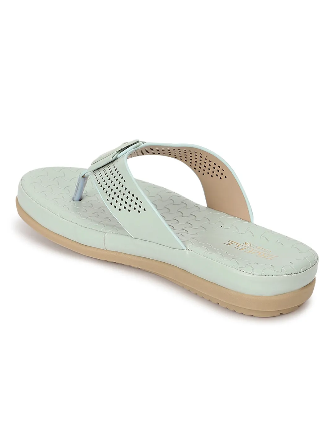 Mint PU Schlupf-Flats (TC-ST-015-MNT)