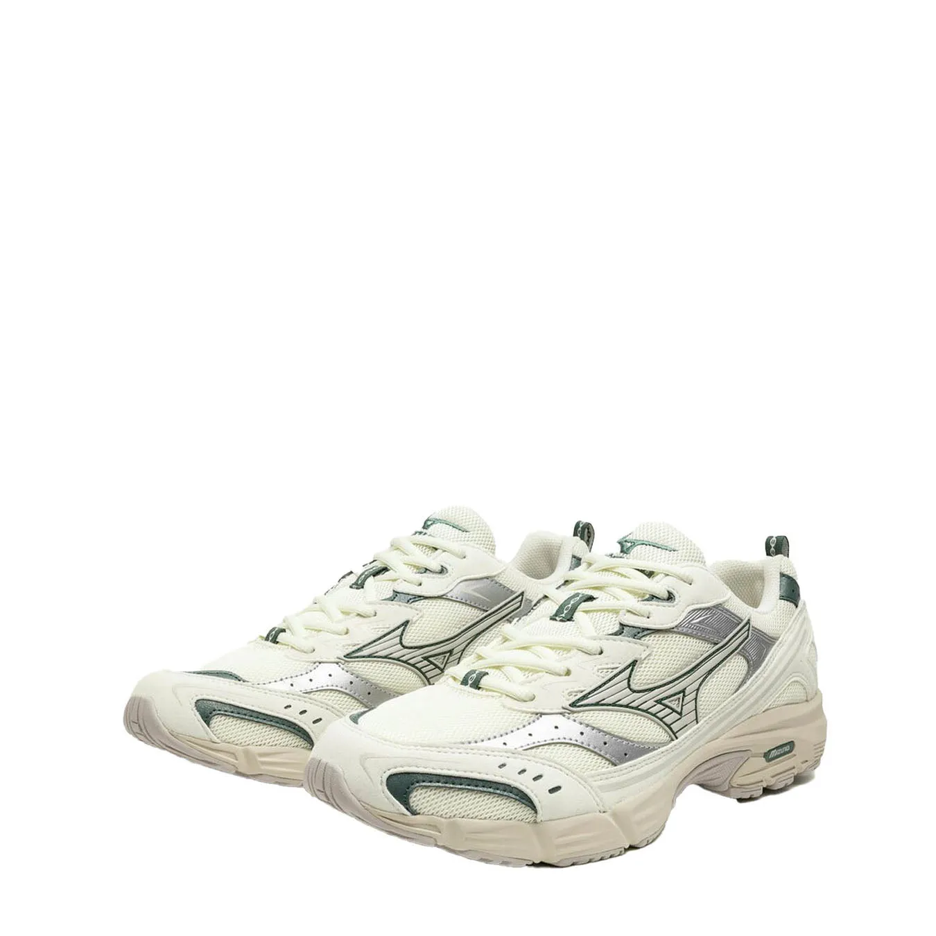 Mizuno Damen MXR Casual Trainer Makellos / Windspiel / Bistro Grün