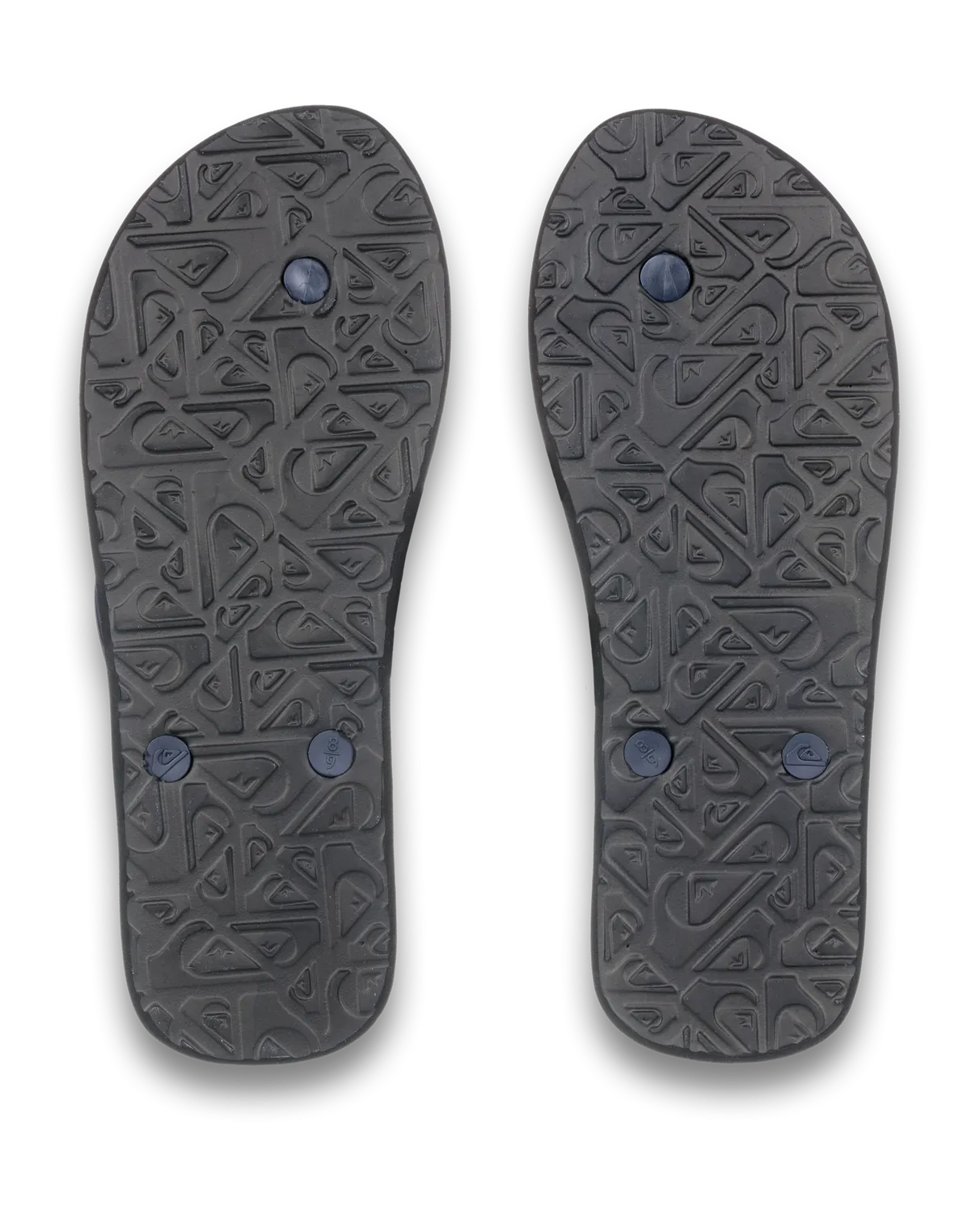 Molokai Art 25 Flip Flops in Nebulas Blau Wordblock