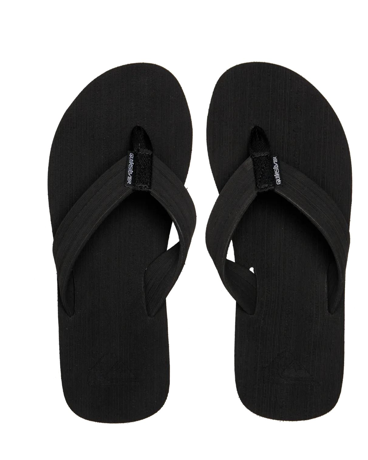 Molokai Layback Texturierte Flip-Flops in Schwarz, Weiß & Schwarz