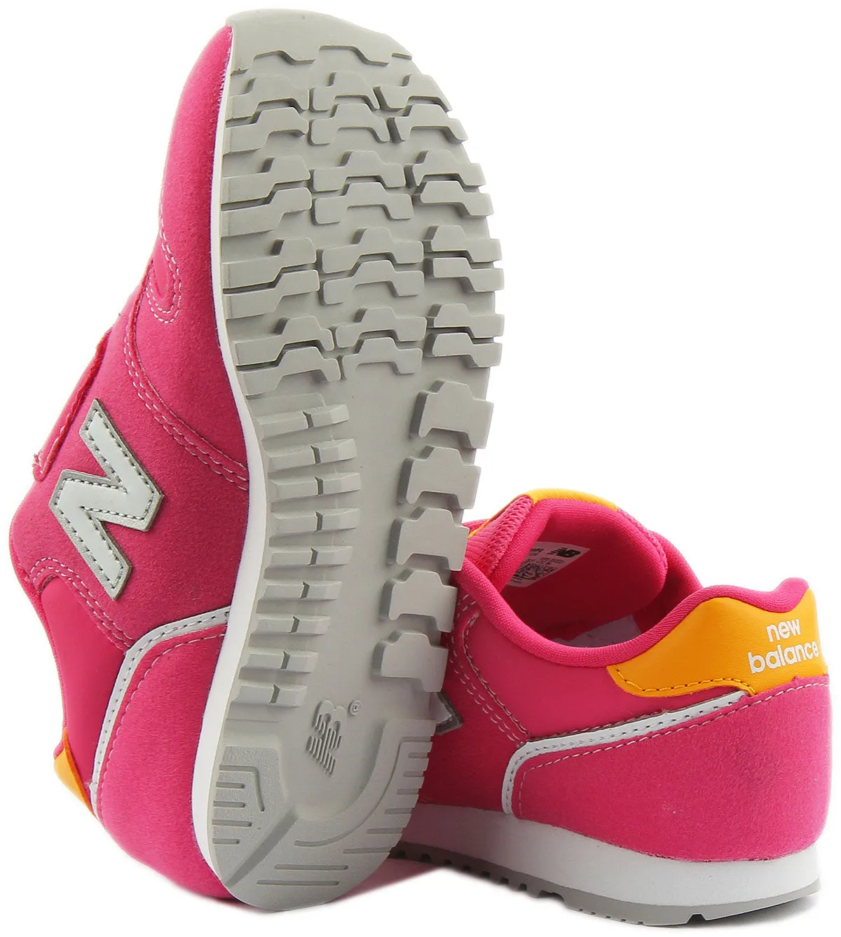 New Balance 373 YZ373WP2 Kinder-Schuhe mit Klettverschluss in Fuchsia von New Balance